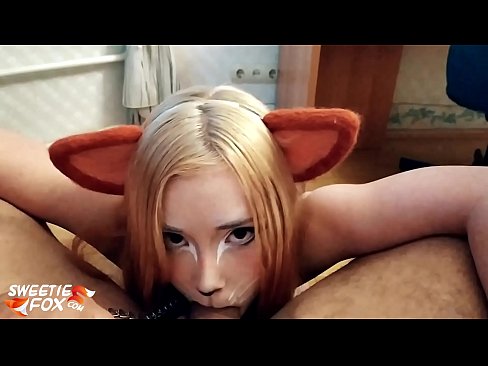 ❤️ Kitsune उसके मुंह में डिक और सह निगल सुपर सेक्स हम पर ️❤